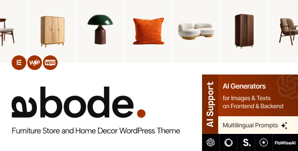 Abode - Furniture Store and Home Decor WordPress Theme