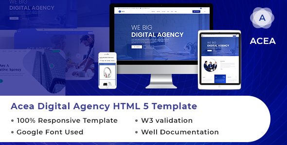 ACEA | Best Digital Agency HTML Template