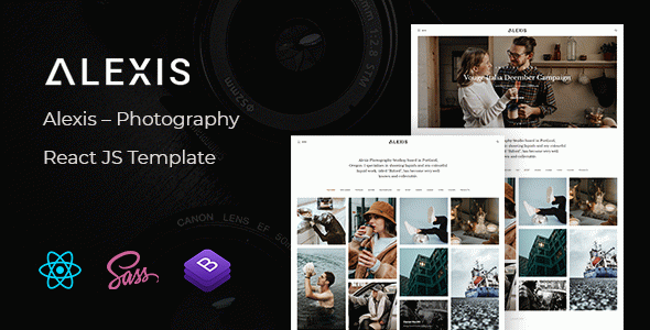 Alexis – Photography React JS Template
