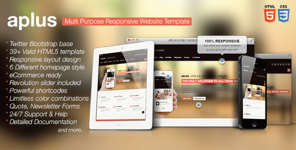 APLUS - Multi Purpose Website HTML Template