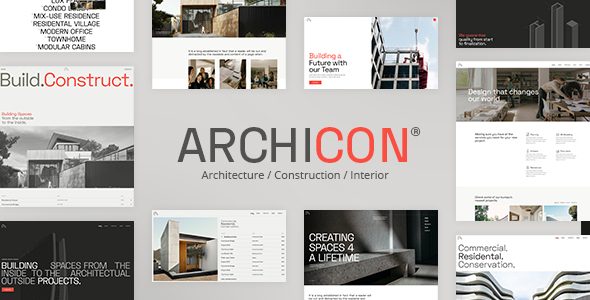 Archicon - Architecture and Construction WordPress Theme