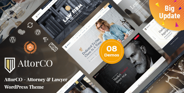 AttorCO - Attorney & Lawyers WordPress Theme