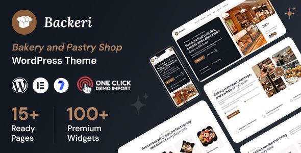 Backeri - Bakery WordPress Theme