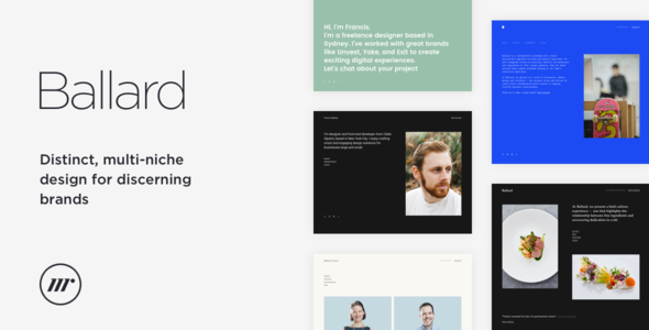 Ballard - Personal CV, Agency, Law & Restaurant HTML template