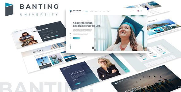 Banting University - Educational Site Template