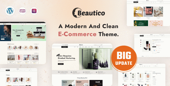 Beautico - Beauty Cosmetics Shop WordPress Theme