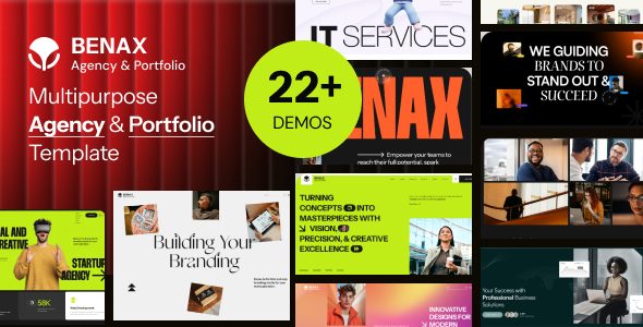 Benax - Multipurpose Agency & Portfolio HTML Template