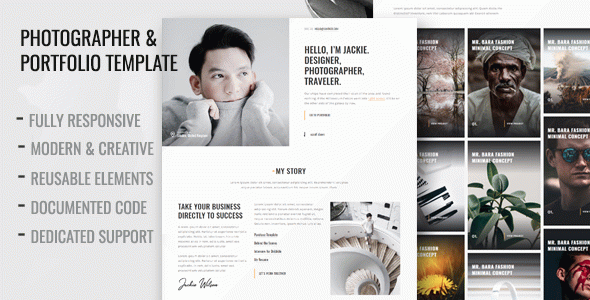 Betiso - Photography and Portfolio Template