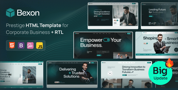 Bexon - Corporate Business HTML Template