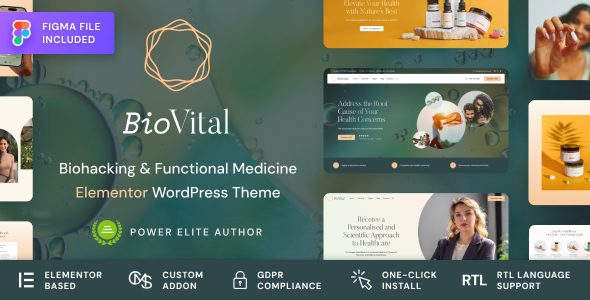 BioVital - Functional Medicine Doctor WordPress Theme
