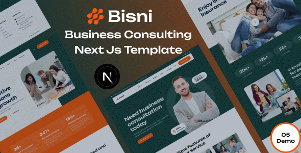 Bisni - Business Consulting React Next Js Template