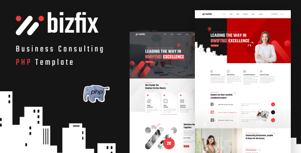 Bizfix - Business & Corporate Agency PHP Template