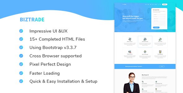 BizTrade - Business & Finance HTML5 Template