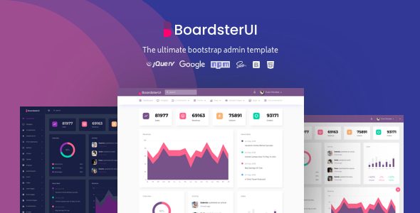 BoardsterUI Bootstrap 5 Admin Dashboard Template