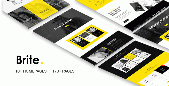 Brite | Responsive MultiPurpose HTML Website Template | Business