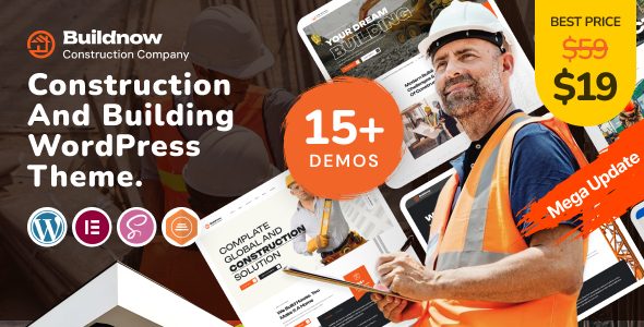 Buildnow - Construction & Building WordPress Theme