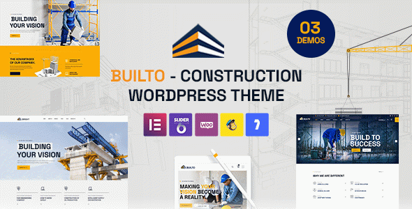 Builto - Engineering Construction WordPress Theme
