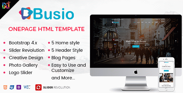 Busio - Multipurpose HTML Template
