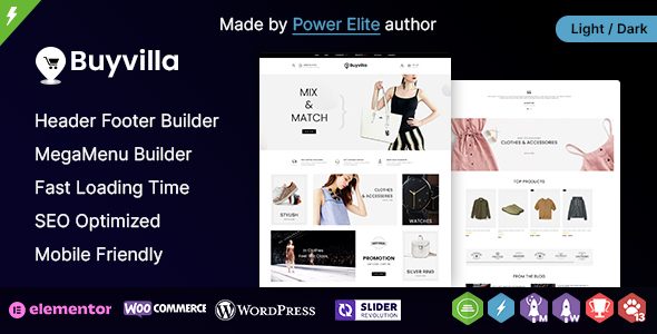 Buyvilla WP - Multipurpose Elementor WooCommerce Theme
