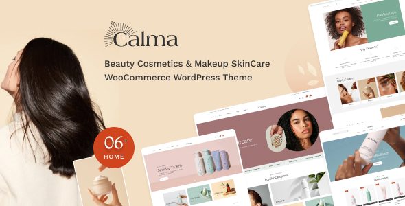 Calma – Beauty Cosmetics & Makeup SkinCare WooCommerce WordPress Theme with AI