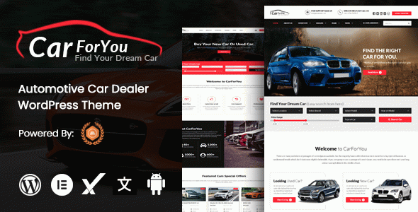CarForYou- Automotive Car Dealer WordPress Theme