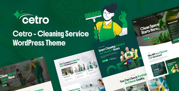 Cetro - Cleaning Service WordPress Theme