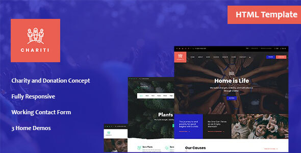 Chariti - Charity & Donation HTML Template