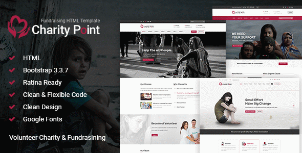 Charity Point - Charity & Fund Raising HTML Template