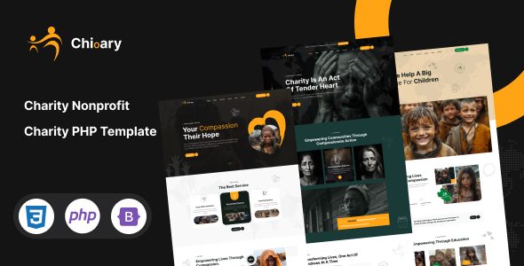 Chioary | Charity & Donation PHP Template