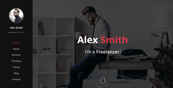 CodeX - Personal Portfolio / Resume / CV / vCard Template