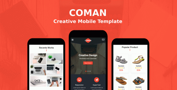 Coman - Creative Mobile Template