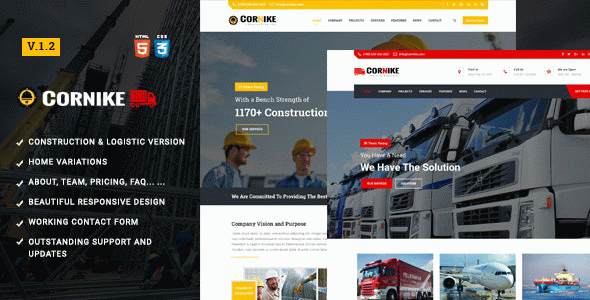 Cornike | Construction Company HTML Template