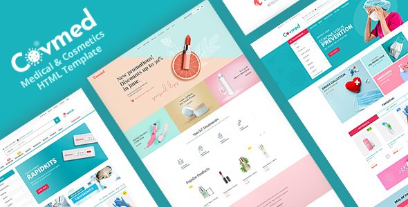 Covmed - Medical & Cosmetics HTML Template