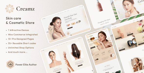 Creamz - Beauty Salon & Spa WooCommerce