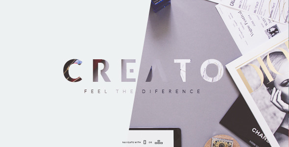 Creato - Parallax Scrolling HTML Template