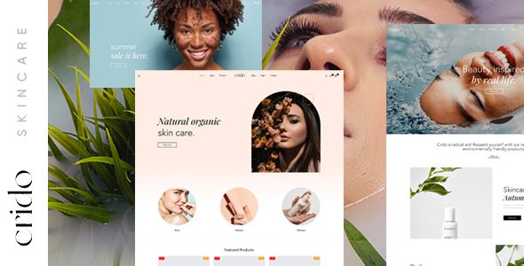 Crido – Beauty & Skincare WooCommerce WordPress Theme with AI