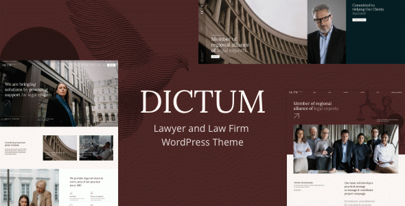 Dictum - Lawyer WordPress Theme