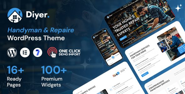 Diyer - Plumbing WordPress Theme