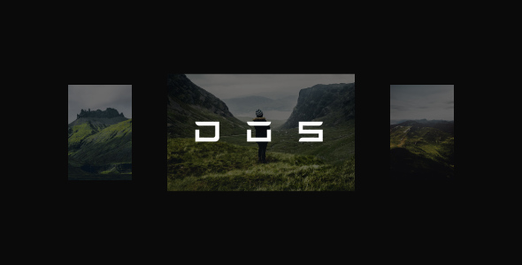 Dos - Creative Photography Template