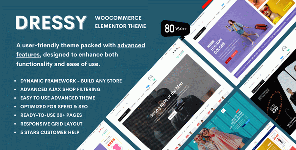 Dressy - Fashion Store & Clothing Shop WooCommerce Theme
