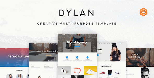 Dylan - Responsive Multi-Purpose HTML Template