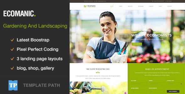 Ecomanic - Gardening and Landscaping HTML Template