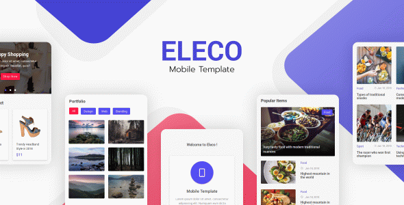 Eleco - Mobile Template