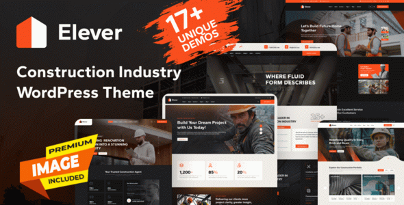 Elever - Construction WordPress Theme