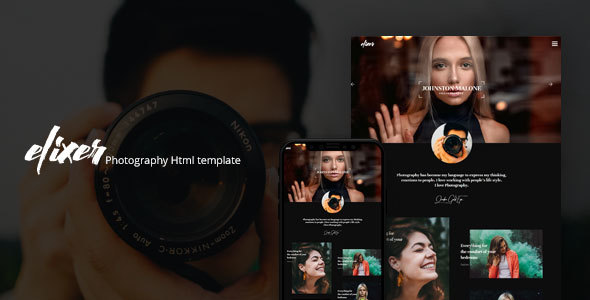 Elexer - Photography Portfolio Template