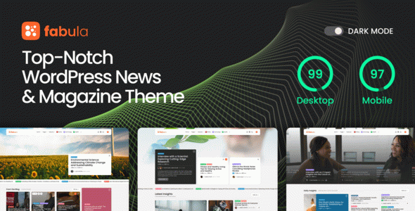 Fabula - News & Magazine WordPress Theme