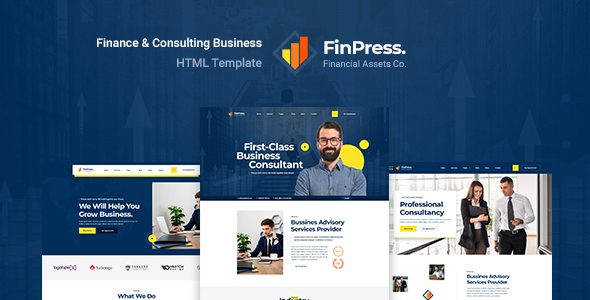 Finpress - Business Consulting HTML Template