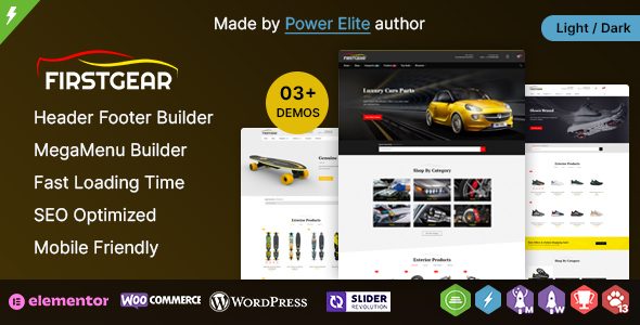 FirstGear - Multipurpose WooCommerce Theme