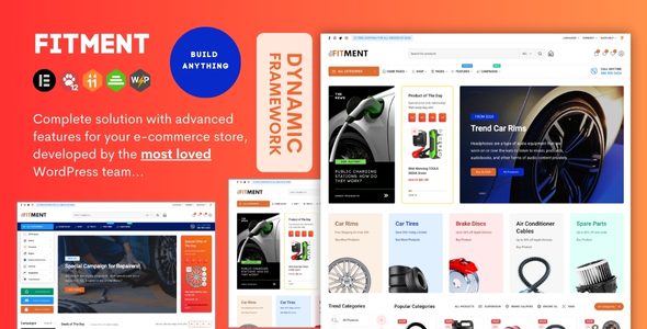 Fitment - Auto Parts Elementor WooCommerce Theme