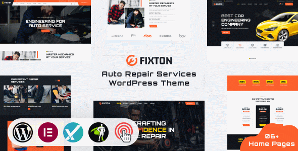 Fixton - Auto Repair Services WordPress Theme